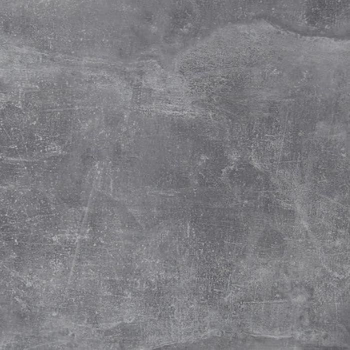 Table Basse - Bout de canapé - mélamine Gris Béton et Blanc L100 x H46,1 x P65 cm