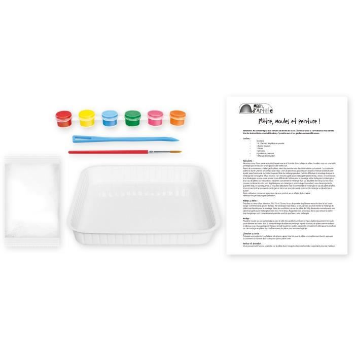 Kit de création empreinte de la main - Loisir Créatif - MAIN D'ARTISTE - Des 5 ans