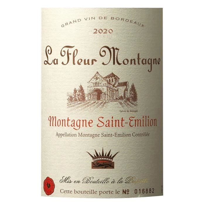 Magnum Fleur Montagne 2020 Montagne Saint-Emilion - Vin rouge de Bordeaux