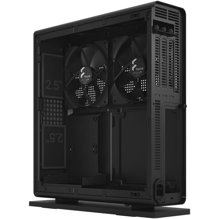 Boîtier Mini Tour - FRACTAL DESIGN - Ridge Black mITX - PCIe 4.0 - Noir
