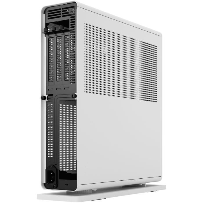 Boîtier Mini Tour - FRACTAL DESIGN - Ridge White mITX - PCIe 4.0 - Blanc