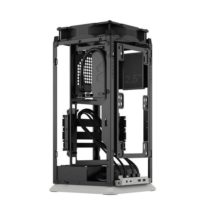 Boîtier PC - FRACTAL DESIGN - Mood Light Gray - m-ITX - 1 ventilateur 180mm, USB3.1 Type C