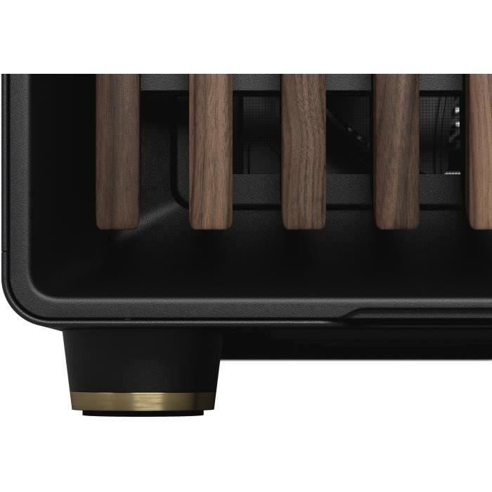 Boîtier PC - FRACTAL DESIGN - North XL Charcoal Black TG Dark - FD-C-NOR1X-02 - E-ATX - Design élégant en bois et en alliage