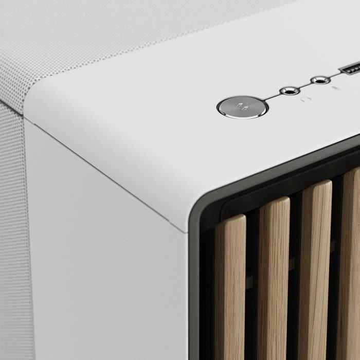 Boîtier PC - FRACTAL DESIGN - North XL Chalk White - FD-C-NOR1X-03 - E-ATX - Design élégant en bois et en alliage