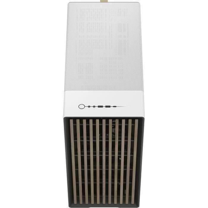 Boîtier PC - FRACTAL DESIGN - North XL Chalk White TG Clear - FD-C-NOR1X-04 - E-ATX - Design élégant en bois et en alliage