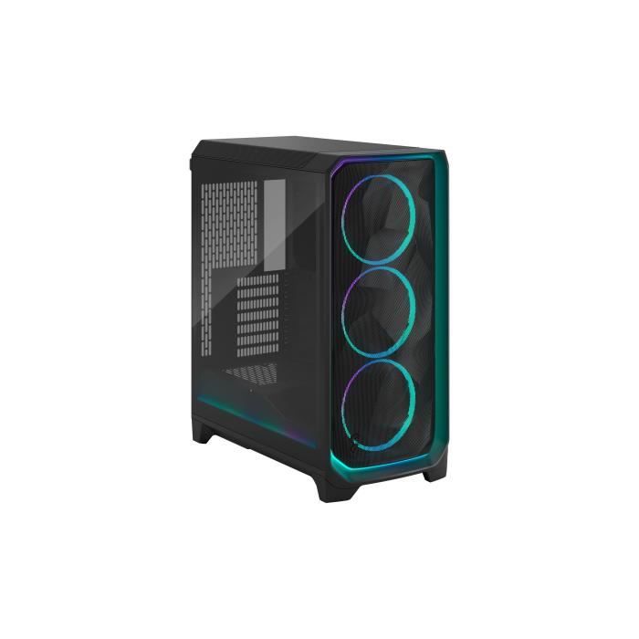 Boîtier PC - FRACTAL DESIGN - Meshify 3 Ambience Pro RGB - E-ATX (277 mm) - 3 ventilateurs - USB Type C de 20 Gbps - Noir