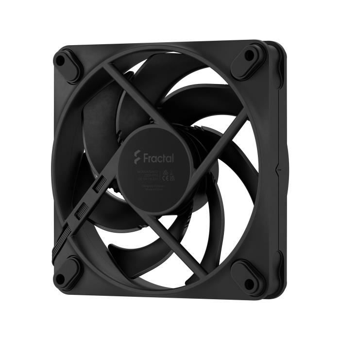 Ventilateur PC - FRACTAL DESIGN - Momentum 12 - FDB - Contrôle PWM - Pales balayées qui réduit le bruit - Noir