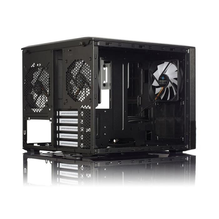 FRACTAL DESIGN BOITIER PC Node 804 - Noir - Format Micro ATX (FD-CA-NODE-804-BL-W)