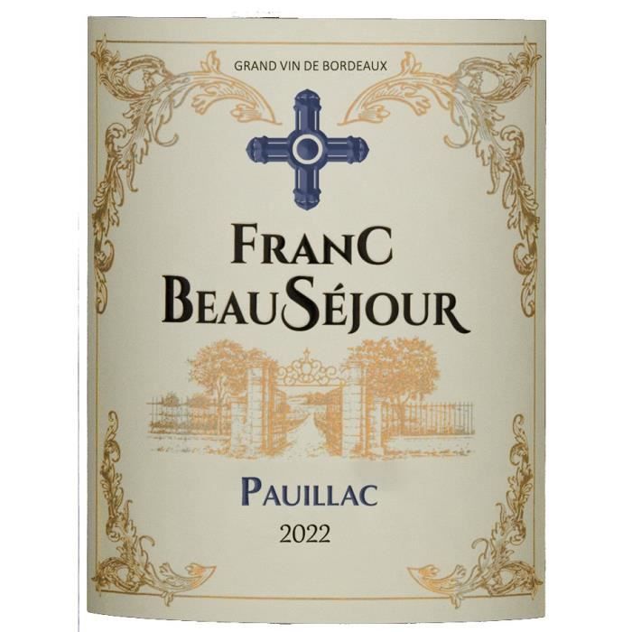 Franc Beauséjour 2022 Pauillac - Vin rouge de Bordeaux