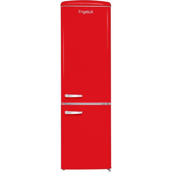 Réfrigérateur combiné - FRIGELUX - CB255RRA++ - 2 portes - 255 L - 55 x 57,5 x 181 cm - Rouge