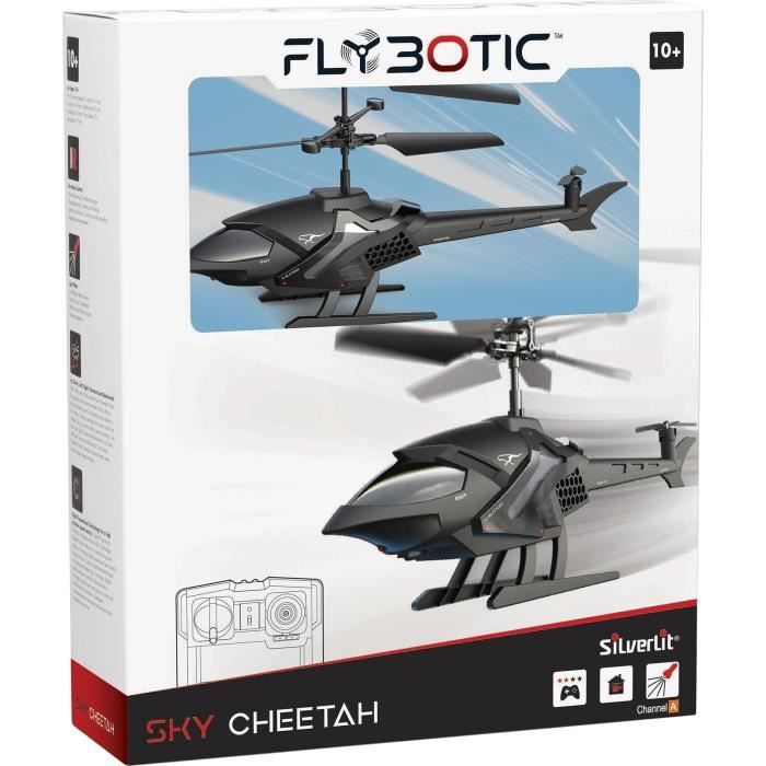 HÈlicoptere tÈlÈcommandÈ - FLYBOTIC - Sky cheetah - 24cm - 3 canaux - Des 10ans