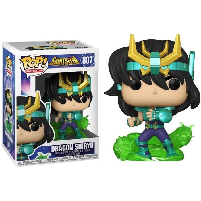 Figurine Funko Pop! Animation : Les Chevaliers du Zodiaque Dragon Shiryu 807