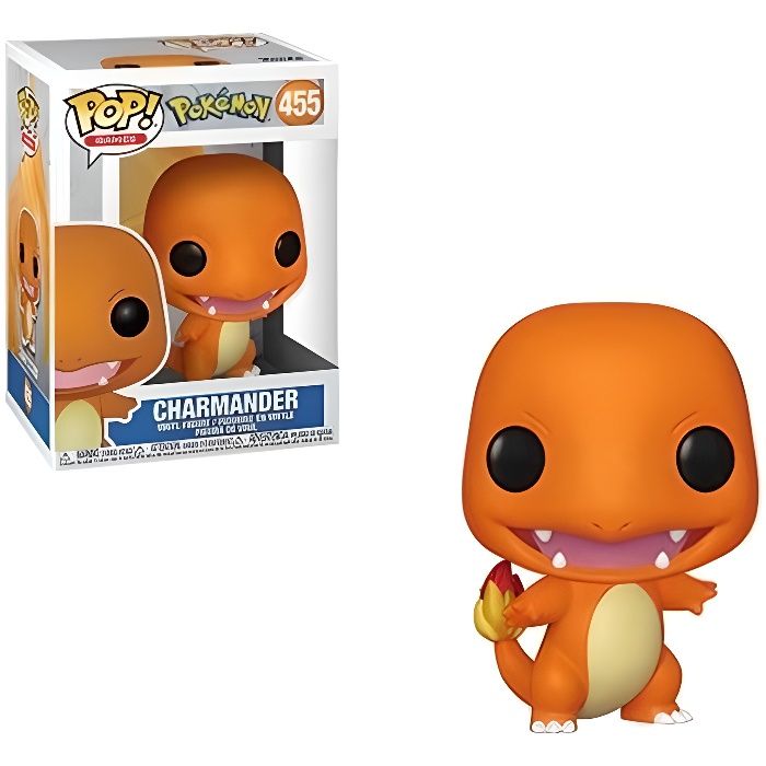 Figurine Funko Pop! - FUNKO - Salameche 455 - 10cm - Licence Pokémon - Pour enfants a partir de 3 ans