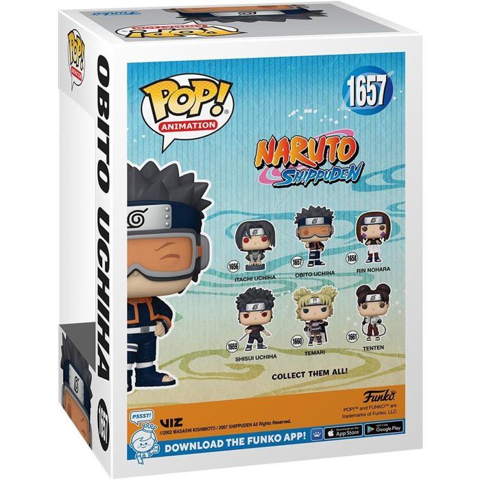 Figurine Funko Pop! - Animation Naruto Shippuden Obito Uchiha Enfant - Vinyle