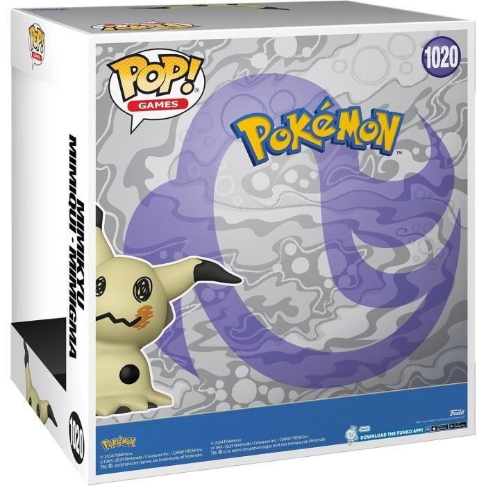 Figurine Funko Pop! Jumbo Games : Pokémon Mimikyu 1020