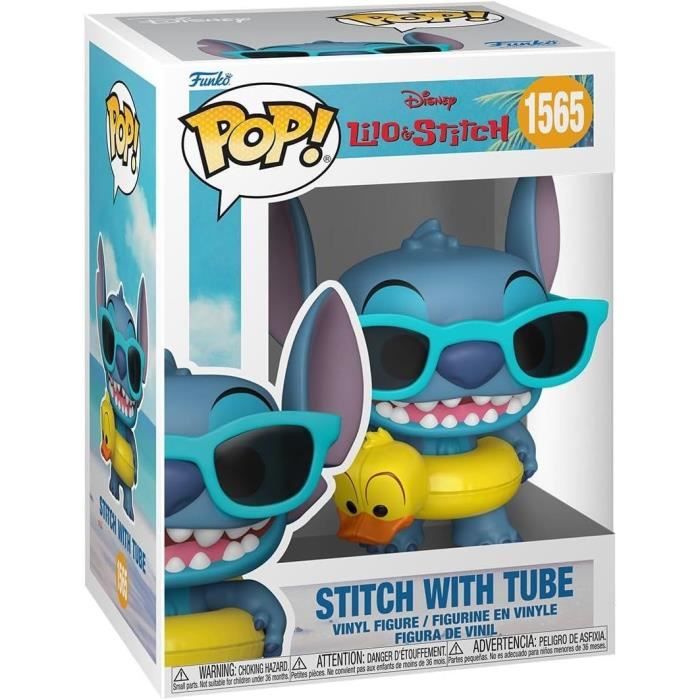Figurine Funko Pop! Disney : Lilo et Stitch Stitch with Tube 1565