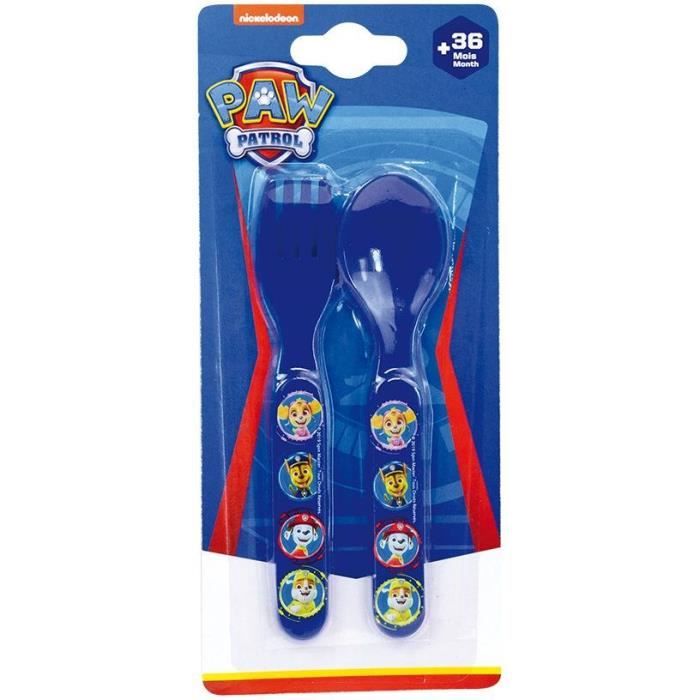 Lot vaisselle - FUN HOUSE - PAT'PATROUILLE - Verre, 2 Assiettes creuses Ø16 cm, couverts, gourde, gobelet et mug