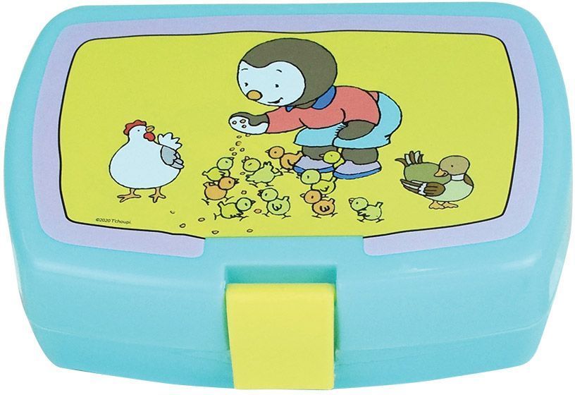 Lot vaisselle - FUN HOUSE - T'CHOUPI - 2 assiettes creuses Ø 16 cm, boîte a goûter, gourde paille et peluche 18 cm