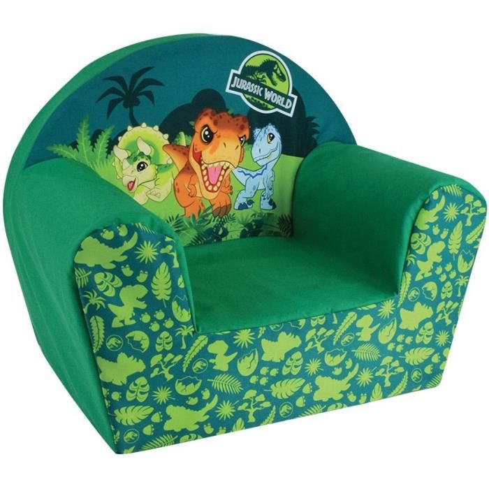 Fauteuil Club dinosaures - FUN HOUSE - Jurassic World - Pour enfant - l.52 x P.33 x H.42 cm