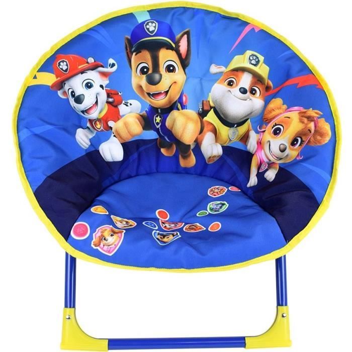Siege lune pliable enfant - PAT'PATROUILLE - FUN HOUSE - 54 x 42 x 47 cm