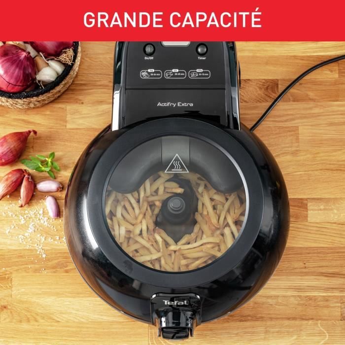 TEFAL Actifry Friteuse sans huile, 1,2 kg, RÈgulation de la tempÈrature, P‚le de brassage, FabriquÈ en France, air fryer FZ722815