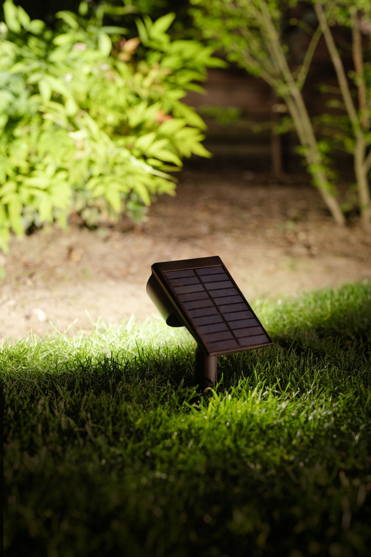 Spot solaire a planter - GALIX - G2603 - 300 Lumens Double éclairage (option Applique) - Détecteur de présence