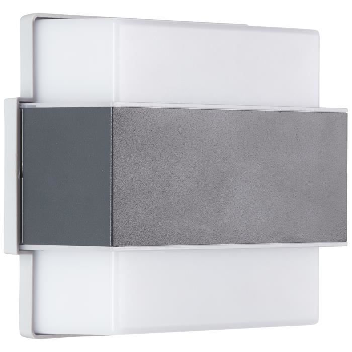 Applique murale extérieure - BRILLIANT - ARCHIE - Métal et plastique - Anthracite - LED intégrée -7 W IP44