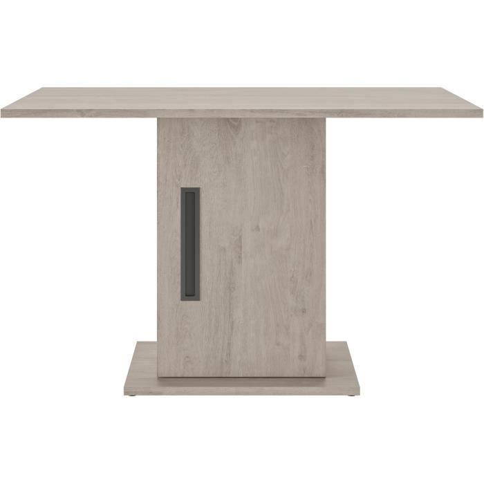 Table a manger - Boston - Rectangulaire - Pied fut - 6 personnes - L 120 x P 80 x H 76 cm - Gami