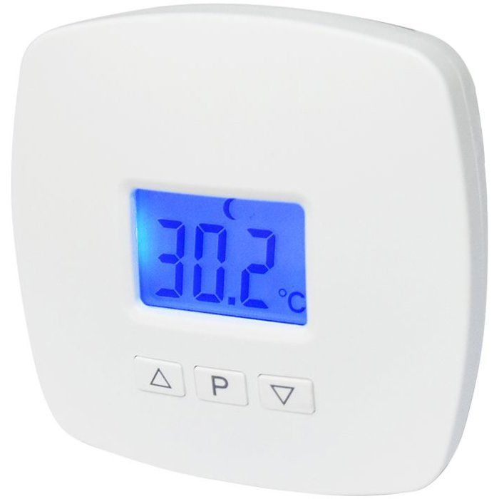 Thermostat digital - GAO - Branchement 2 fils - Réglage 530°C - 4 modes Eco/Confort/Hors-gel/Standby