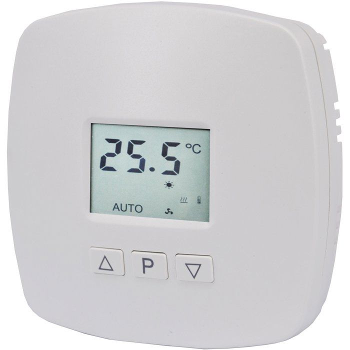Thermostat digital - GAO - Branchement 2 fils - Réglage 530°C - 4 modes Eco/Confort/Hors-gel/Standby