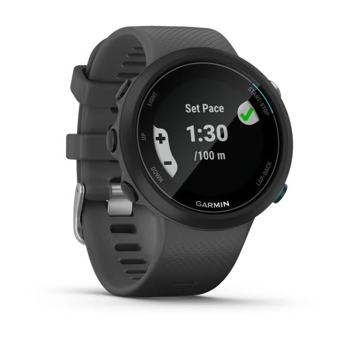 Montre connectÈe natation - GARMIN Swim 2 - Noir - Capteur de frÈquence cardiaque - Suivi natation