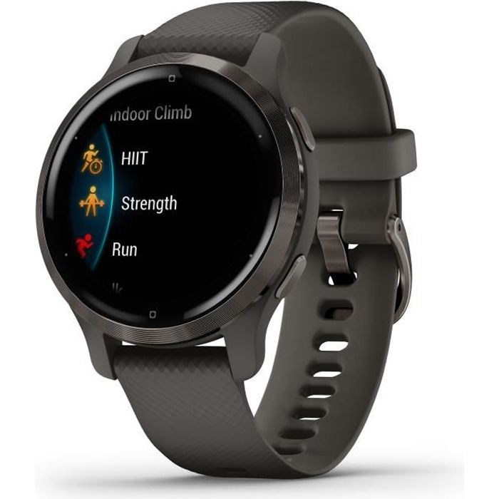 GARMIN Venu 2S - Montre connectÈe GPS - Gray - Bracelet gris foncÈ