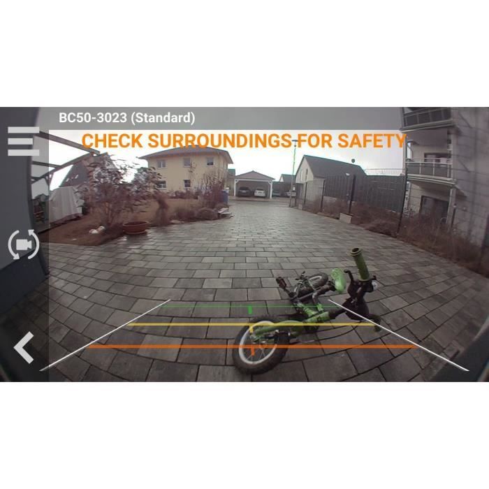 CamÈra de recul sans fil BC50 - GARMIN - Support pour plaque d'immatriculation & support de fixation