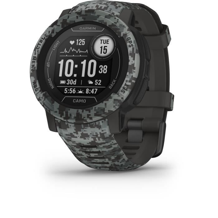 Montre connectÈe - GARMIN - Instinct 2 - Camo Edition - Graphite Camo