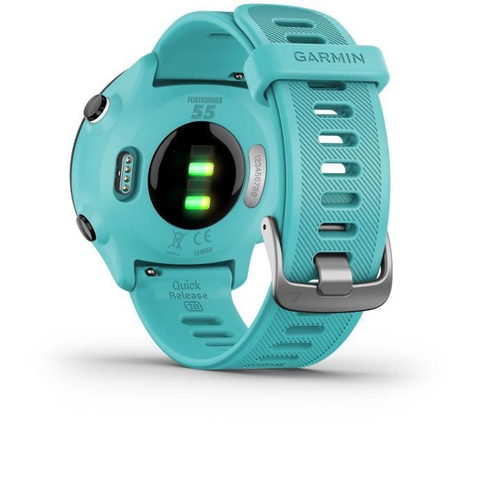 Montre connectÈe sport - GARMIN - Forerunner 55 - Aqua (Vert d'eau)