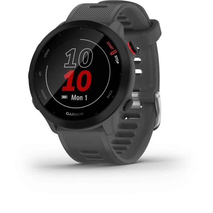 Montre connectÈe sport - GARMIN - Forerunner 55 - Monterra Grey (Gris)