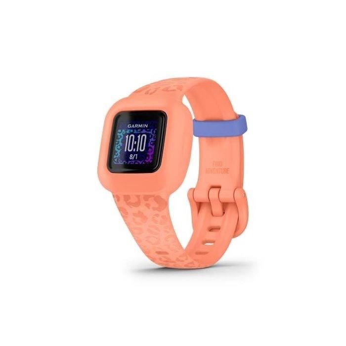 GARMIN - Bracelet d'activitÈ pour enfants VIVOFIT JR3 - Peche LÈopard