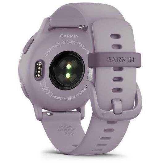 Montre connectÈe Garmin Vivoactive 5, Metallic Orchid avec bracelet violet