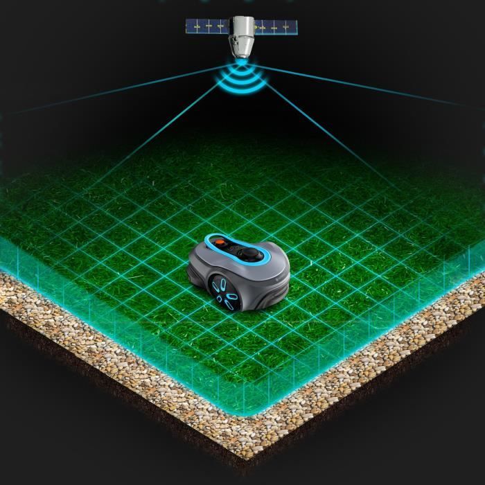Tondeuse robot - GARDENA - Smart SILENO Free 800 - Sans câbles périphériques - Surface 800 m² - Inclus smart Gateway