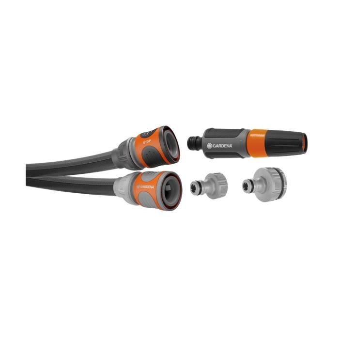 Kit tuyau LianoLife 30m - GARDENA - Résistance a la pression : 22 bar - Longueur : 30 m Ø int. 13 mm