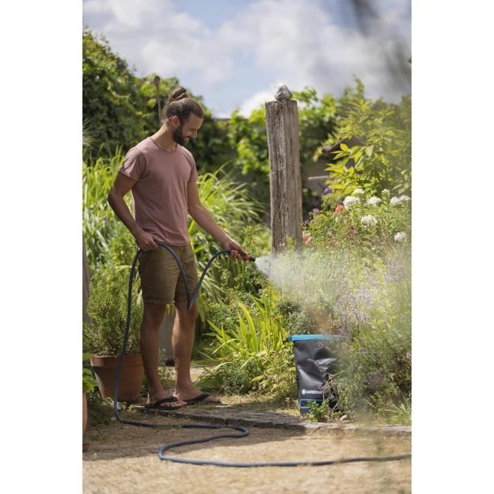 Kit tuyau LianoXtreme 20m - GARDENA - Résistance a la pression : 35 bar - Longueur : 20 m - Ø int. 13 mm