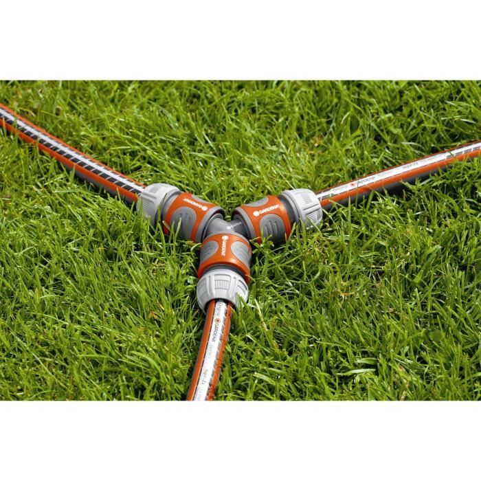 GARDENA Nécessaire de dérivation Raccordement triple Compatibilité Original GARDENA System Robuste Garantie 2 ans