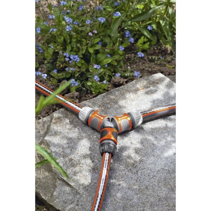 GARDENA Nécessaire de dérivation Raccordement triple Compatibilité Original GARDENA System Robuste Garantie 2 ans