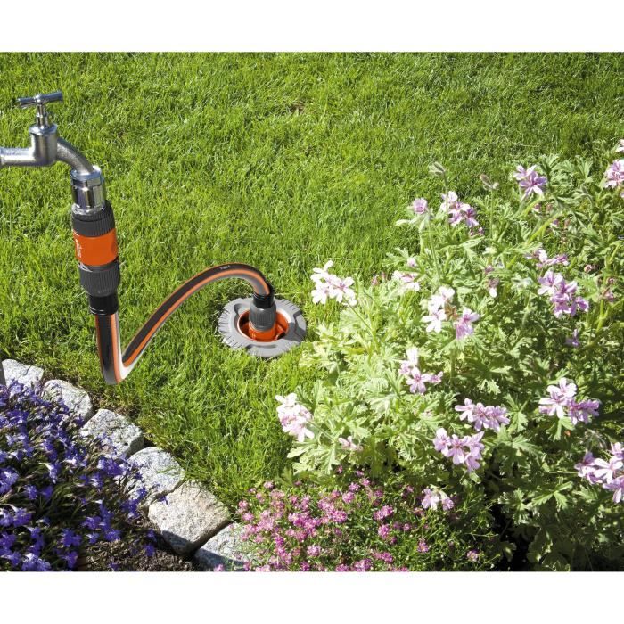 GARDENA Set de Connexion Grand Débit Relier pipeline et systeme d'irrigation automatique a l'alimentation en eau