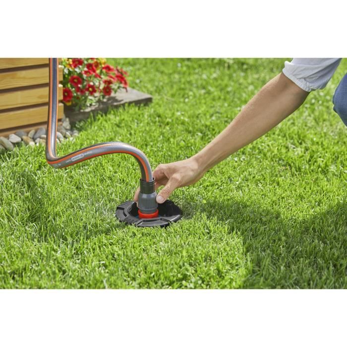 GARDENA Set de Connexion Grand Débit Relier pipeline et systeme d'irrigation automatique a l'alimentation en eau