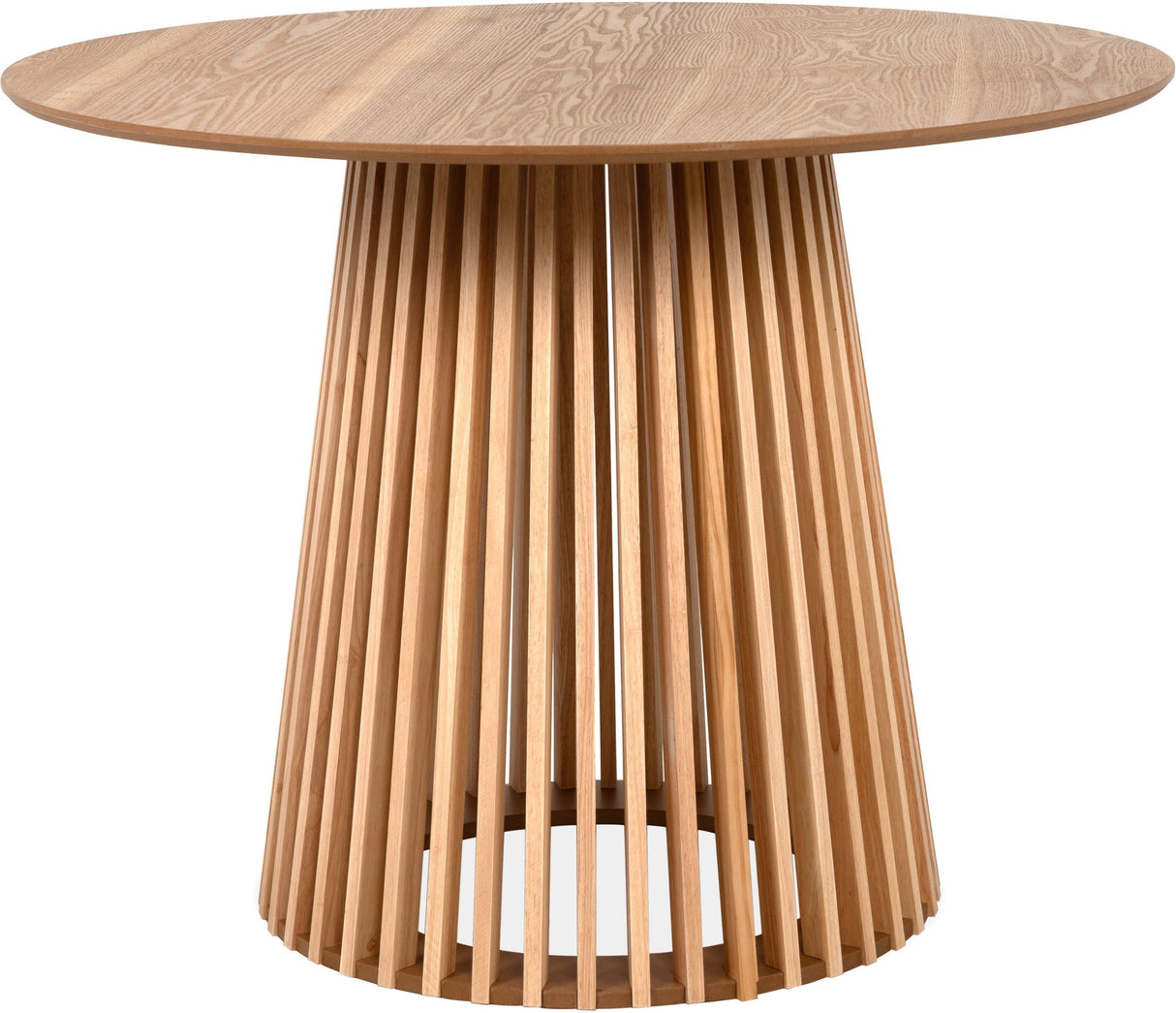 Table a manger - GARLE - 4 personnes - Bois naturel - 100 x 100 x 75 cm