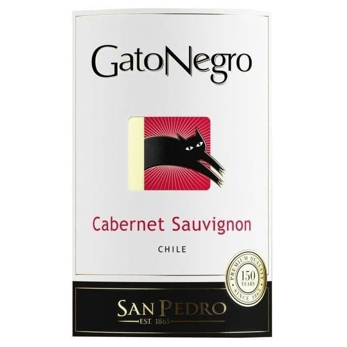 Gato Negro Cabernet Sauvignon Vin rouge du Chili 2024
