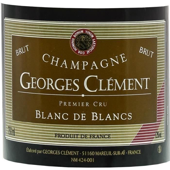 Champagne Georges Clément Blanc de blancs Brut - 75 cl