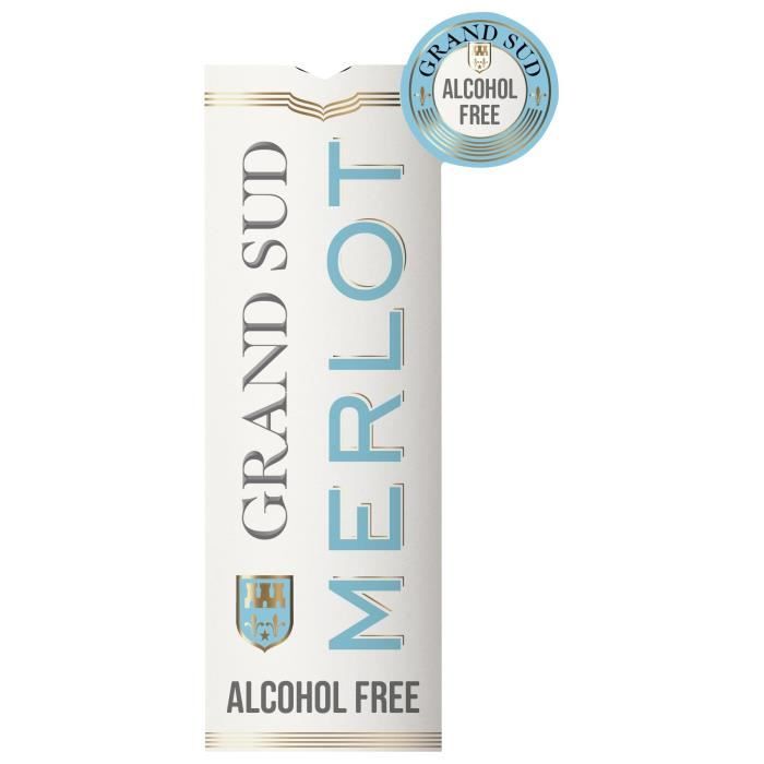 Grand Sud - Merlot - Sans alcool - 1l