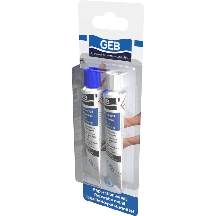 Réparation émail - GEB - Bi-composant - Blanc
